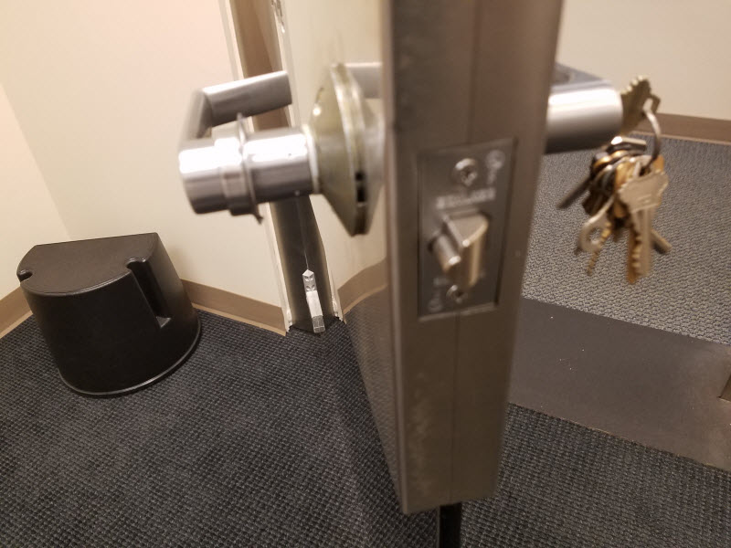 Locksmith Project (Tampa): Hamilton Safe day door in a bank vault